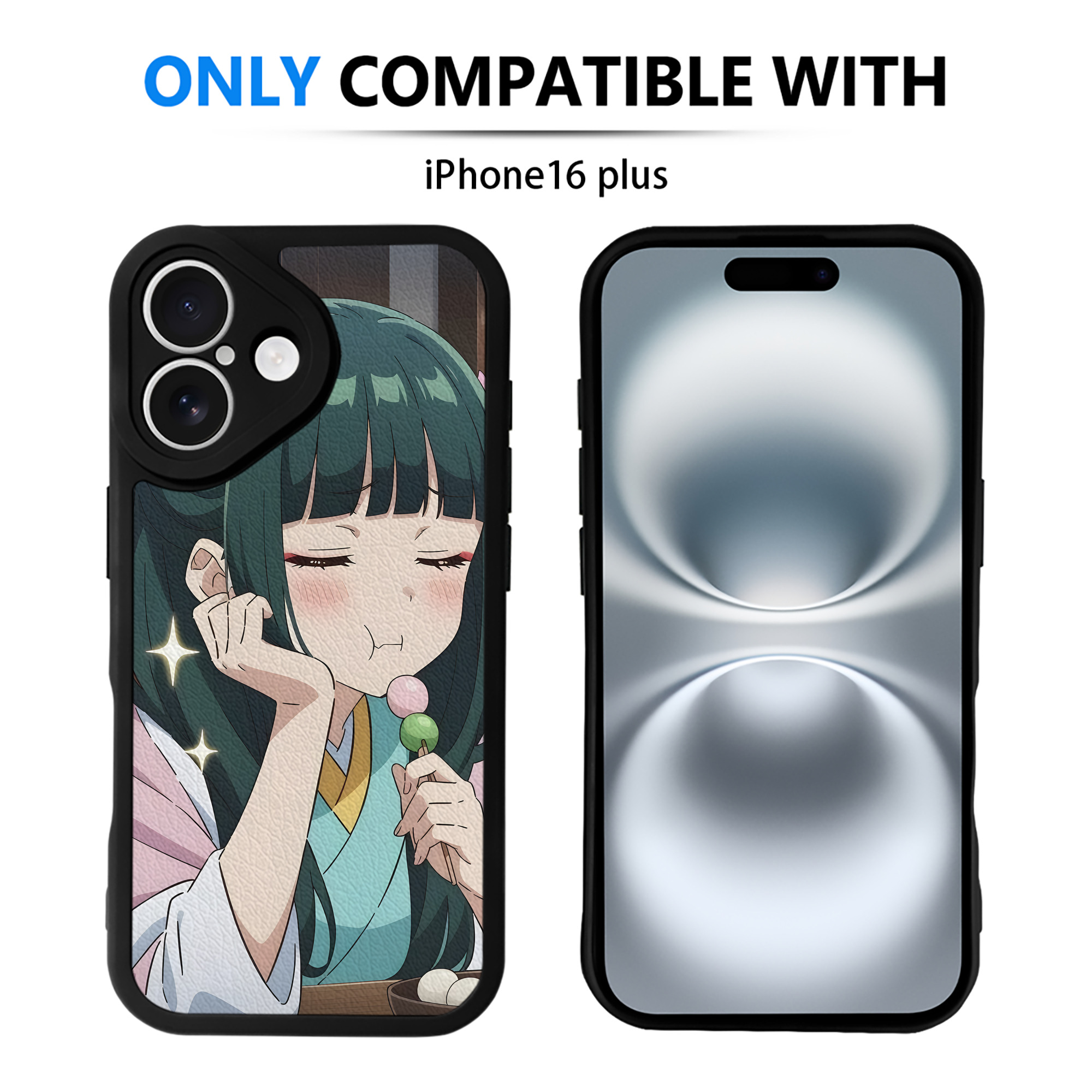 （画像用） 薬屋のひとりごと The Apothecary Diaries 【iPhone 16シリーズ対応】シリコンスマホケース（レザー調） 材質：シリコン